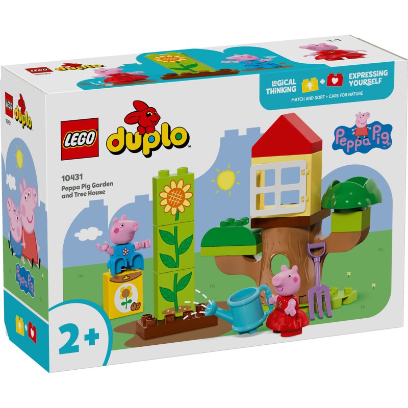Purcelusa Peppa Gradina si casa din copac LEGO DUPLO 10431