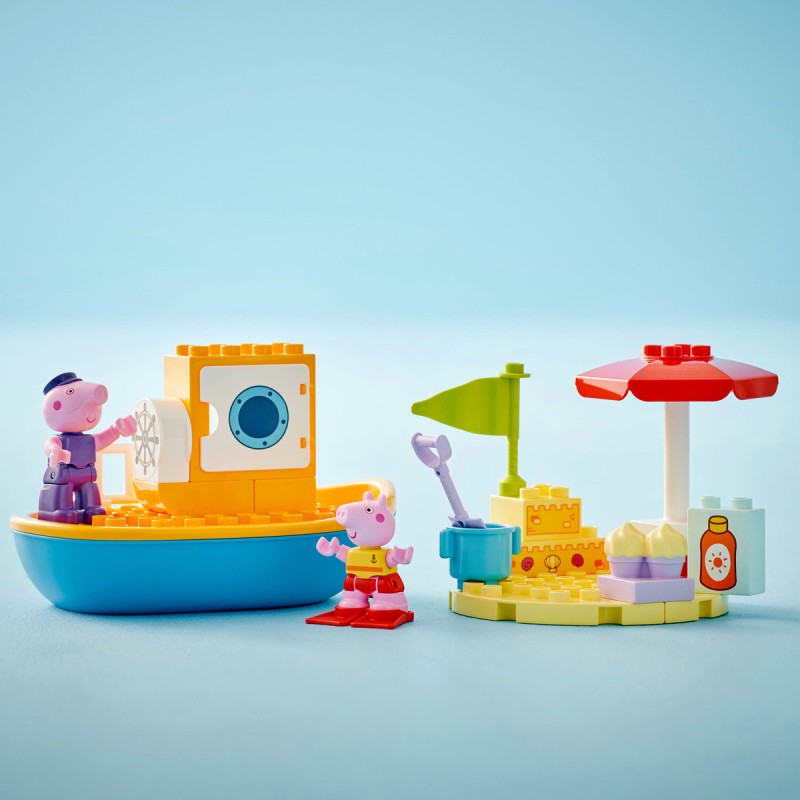 Purcelusa Peppa si Excursia cu barca LEGO DUPLO 10432