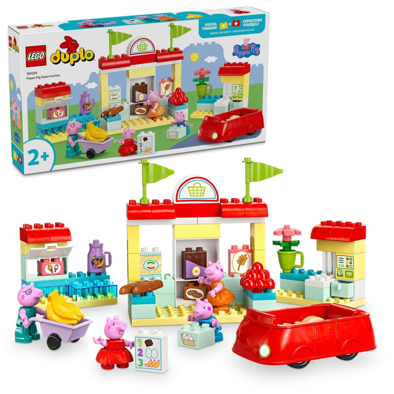 Purcelusa Peppa si Supermarketul LEGO DUPLO 10434