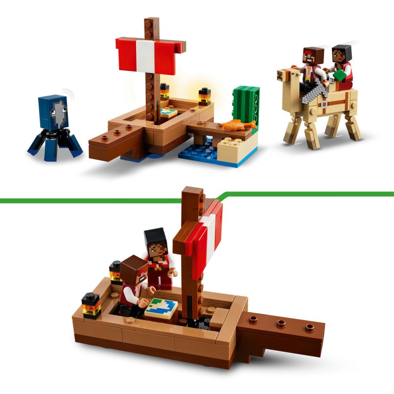 Calatorie pe corabia de pirati LEGO Minecraft 21259