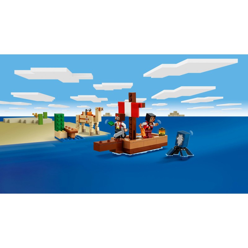 Calatorie pe corabia de pirati LEGO Minecraft 21259