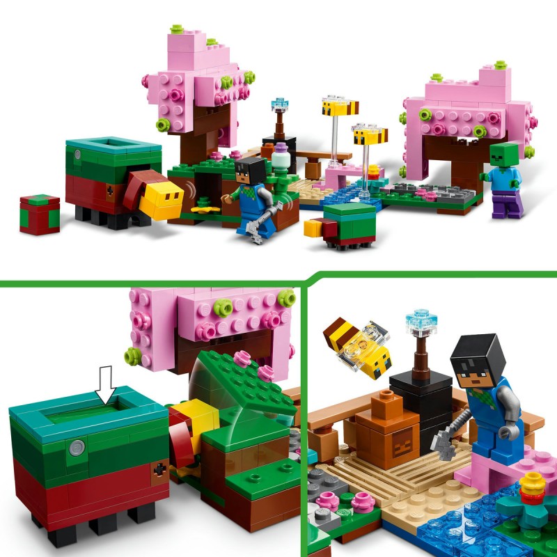 Gradina cu ciresi înfloriti LEGO Minecraft 21260