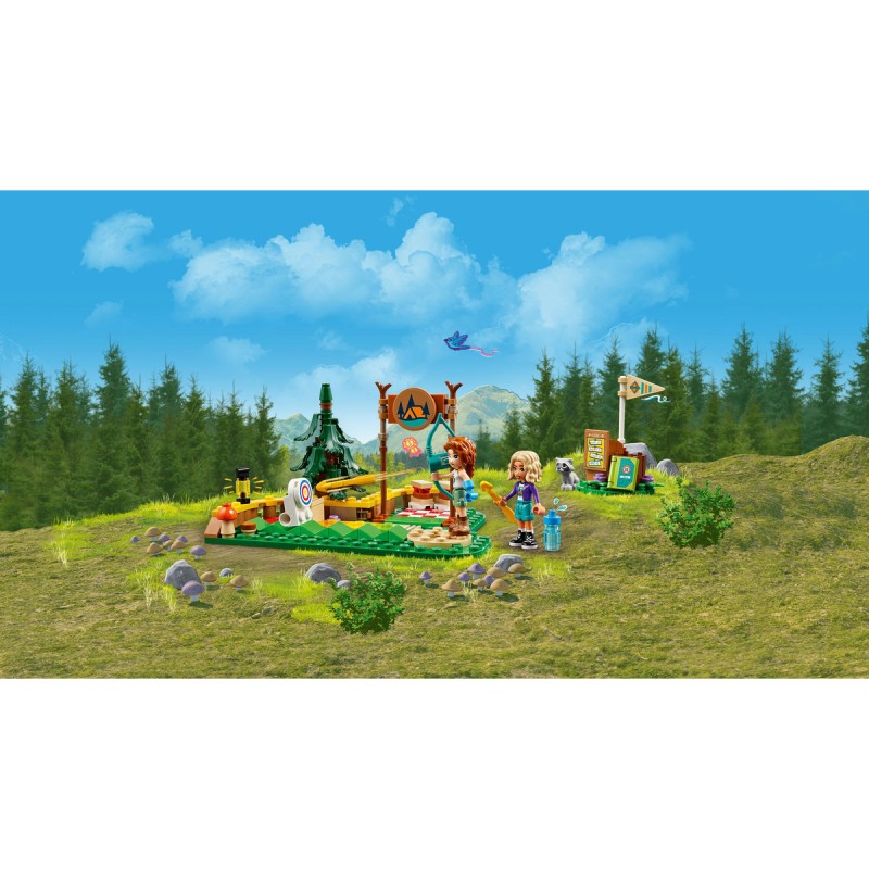 Poligonul de tir cu arcul în tabara de aventuri LEGO Friends 42622