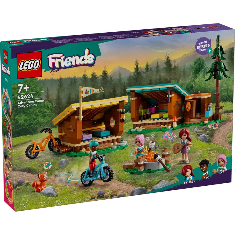 Cabane în tabara de aventuri LEGO Friends 42624