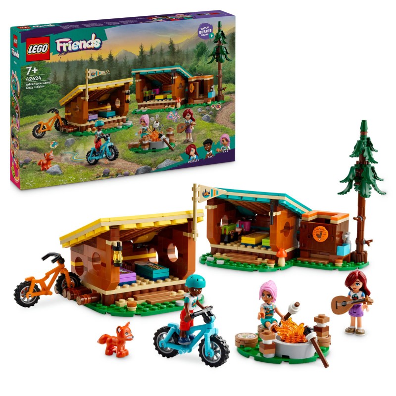 Cabane în tabara de aventuri LEGO Friends 42624