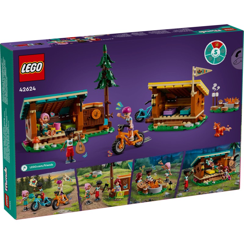 Cabane în tabara de aventuri LEGO Friends 42624