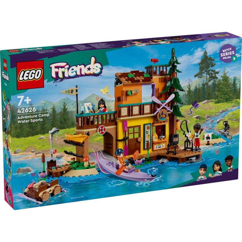 Sporturi nautice în tabara de aventuri LEGO Friends 42626