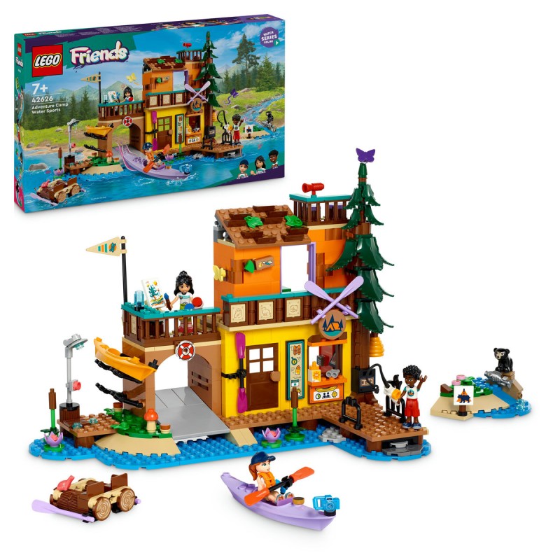 Sporturi nautice în tabara de aventuri LEGO Friends 42626