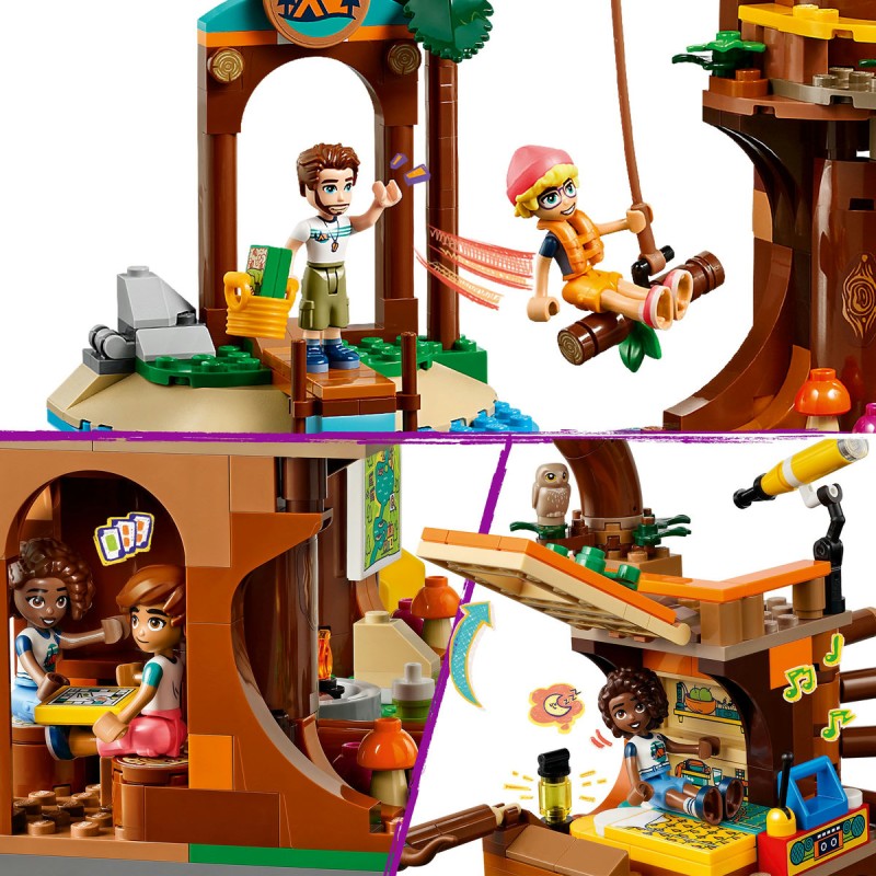 Casa din copac din tabara de aventuri LEGO Friends 42631