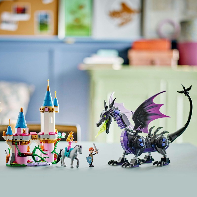 Maleficent sub forma de dragon LEGO Disney 43240