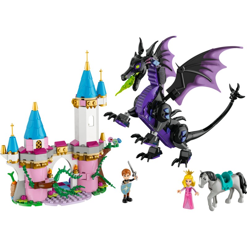 Maleficent sub forma de dragon LEGO Disney 43240