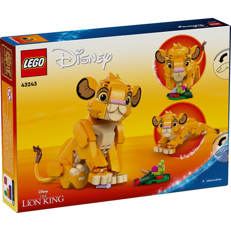 Puiul Simba Regele Leu LEGO Disney 43243