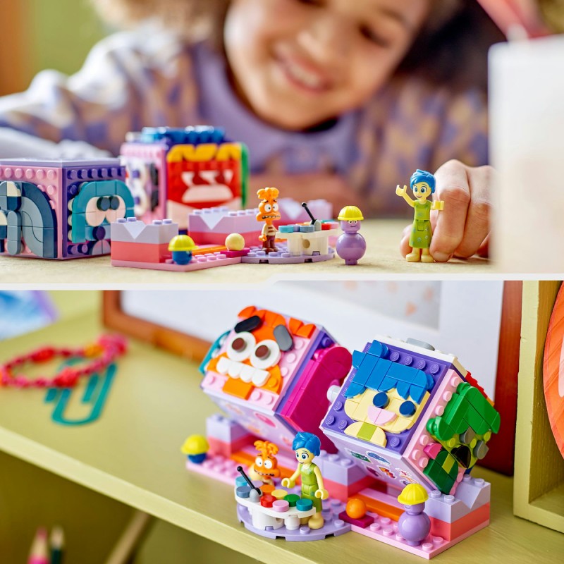 Intors pe dos: Cuburi cu emotii LEGO Disney 43248