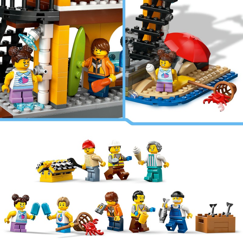Port si nava de transport marfa LEGO City 60422