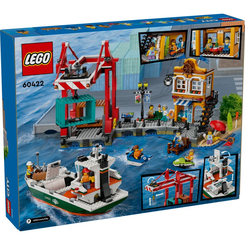 Port si nava de transport marfa LEGO City 60422