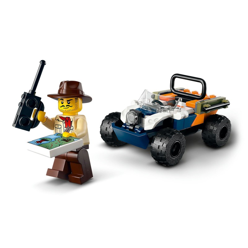 Exploratorul junglei pe ATV în cautarea unui panda rosu LEGO City 60424