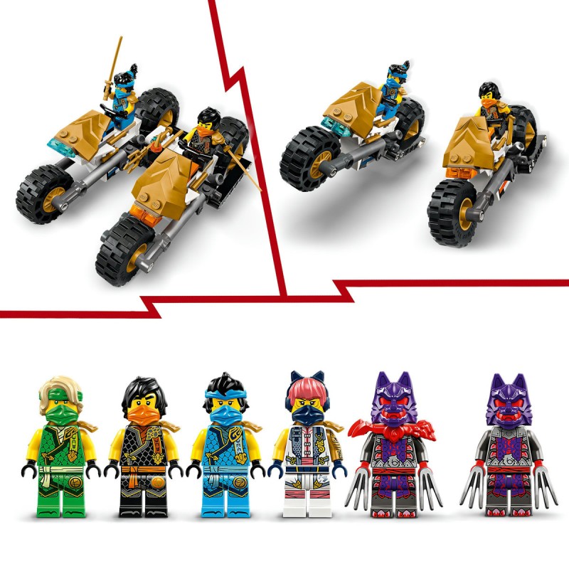 Vehicul combinat al echipei ninja LEGO Ninjago 71820