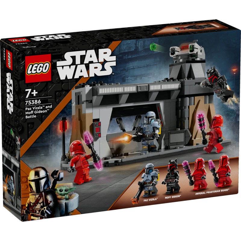 Lupta dintre Paz Vizsla™ si Moff Gideon™ LEGO Star Wars 75386