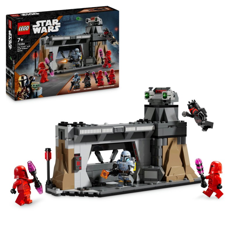 Lupta dintre Paz Vizsla™ si Moff Gideon™ LEGO Star Wars 75386