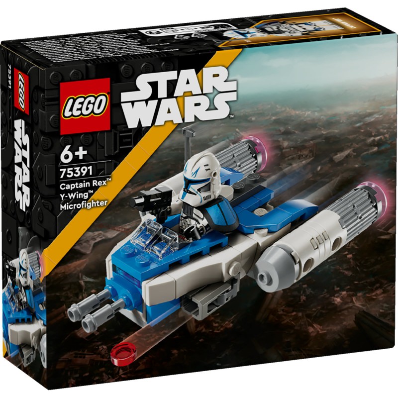 Micronava de lupta Y-Wing™ a Capitanului Rex LEGO Star Wars 75391