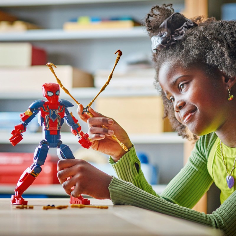 Figurina de constructie Omul Paianjen de fier LEGO Marvel Super Heroes 76298
