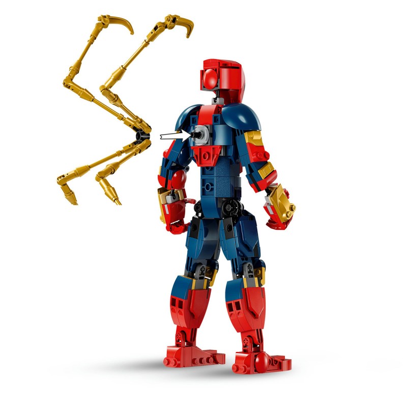 Figurina de constructie Omul Paianjen de fier LEGO Marvel Super Heroes 76298
