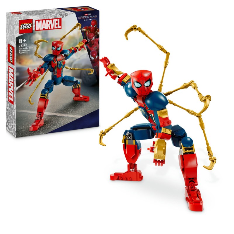 Figurina de constructie Omul Paianjen de fier LEGO Marvel Super Heroes 76298