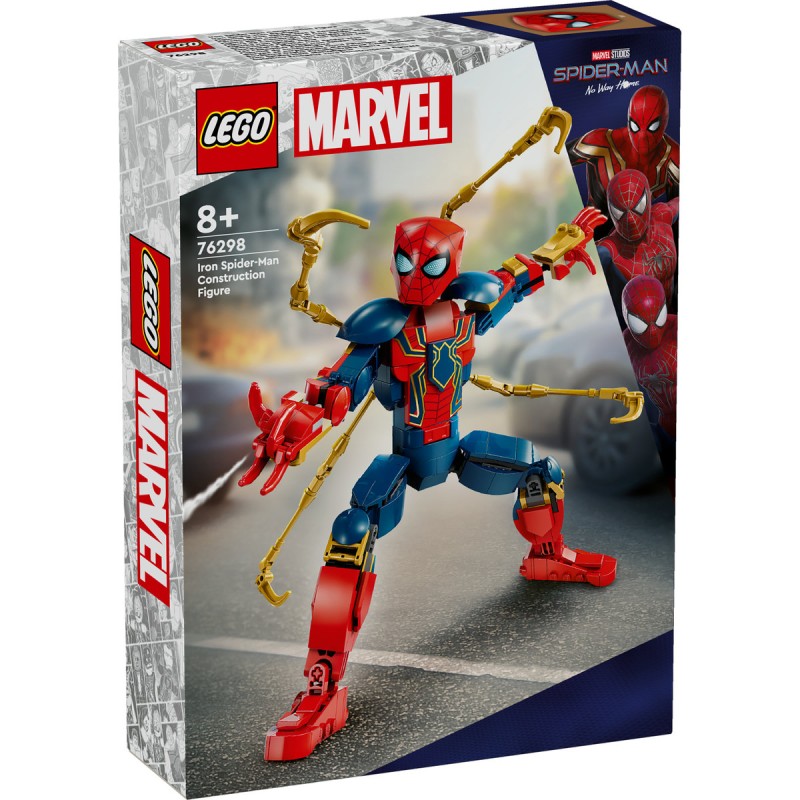 Figurina de constructie Omul Paianjen de fier LEGO Marvel Super Heroes 76298