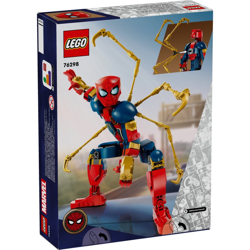 Figurina de constructie Omul Paianjen de fier LEGO Marvel Super Heroes 76298
