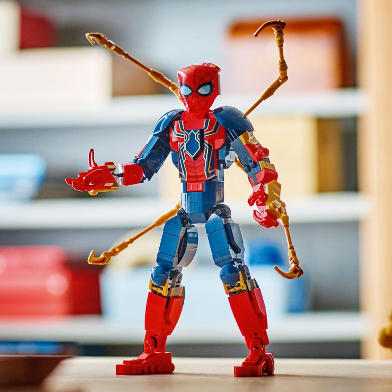 Figurina de constructie Omul Paianjen de fier LEGO Marvel Super Heroes 76298