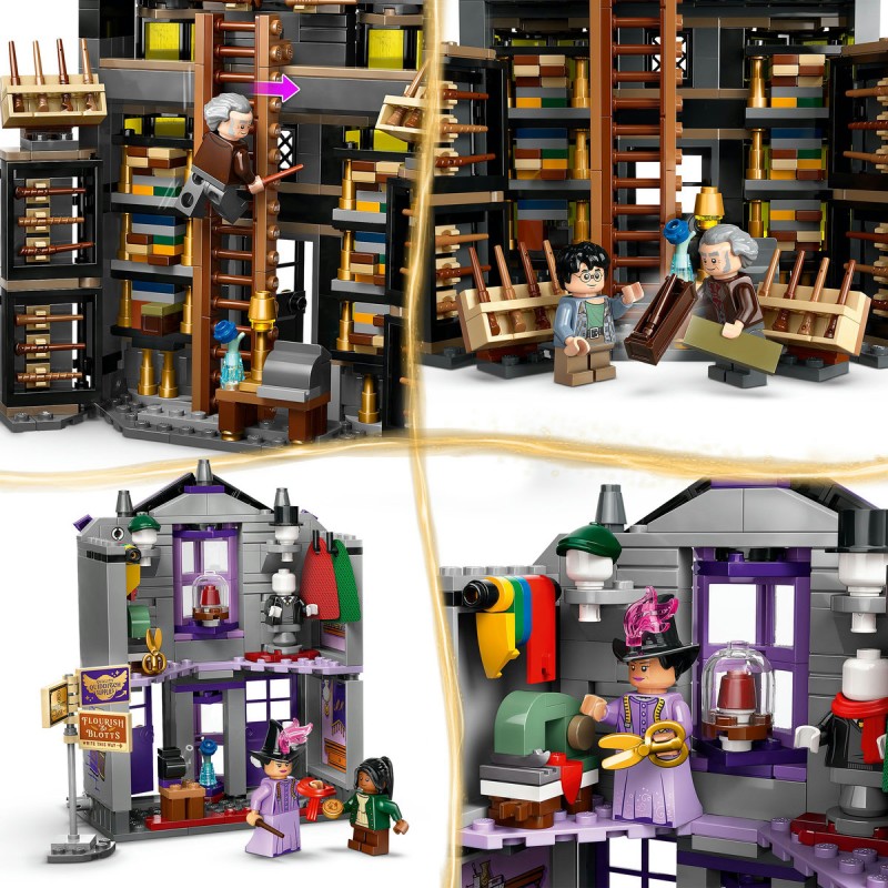 Ollivander si magazinul de haine al lui Madam Malkin LEGO Harry Potter 76439