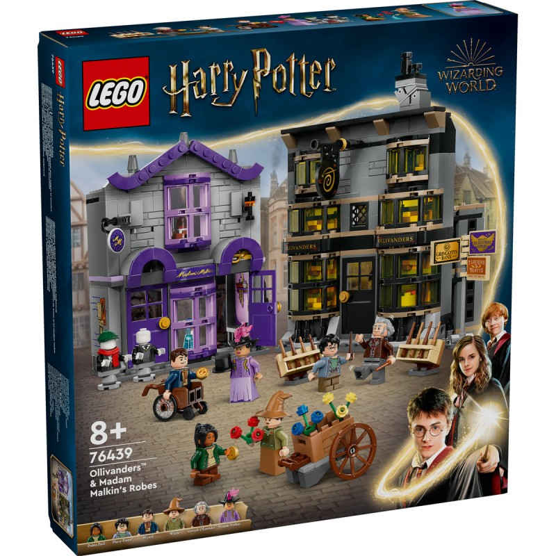 Ollivander si magazinul de haine al lui Madam Malkin LEGO Harry Potter 76439