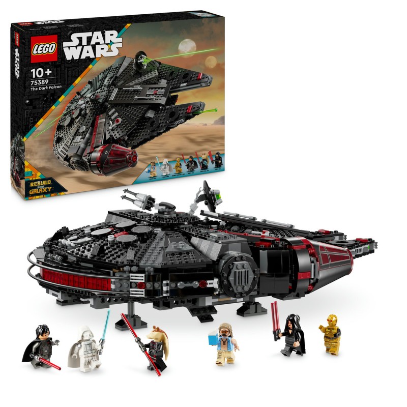 Falcon intunecat LEGO Star Wars 75389