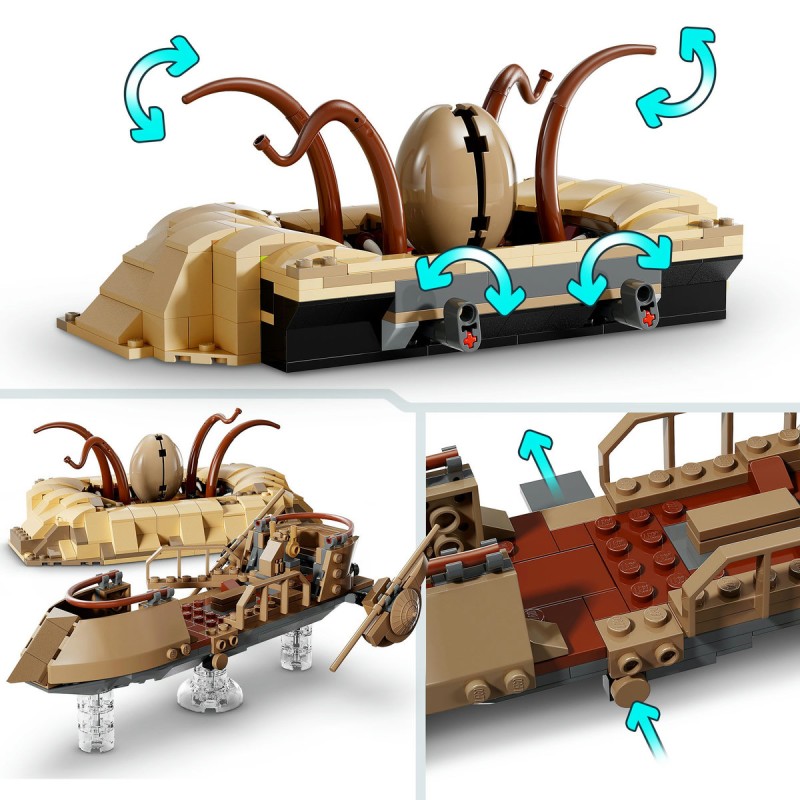 Schif de desert si Groapa lui Sarlacc LEGO Star Wars 75396