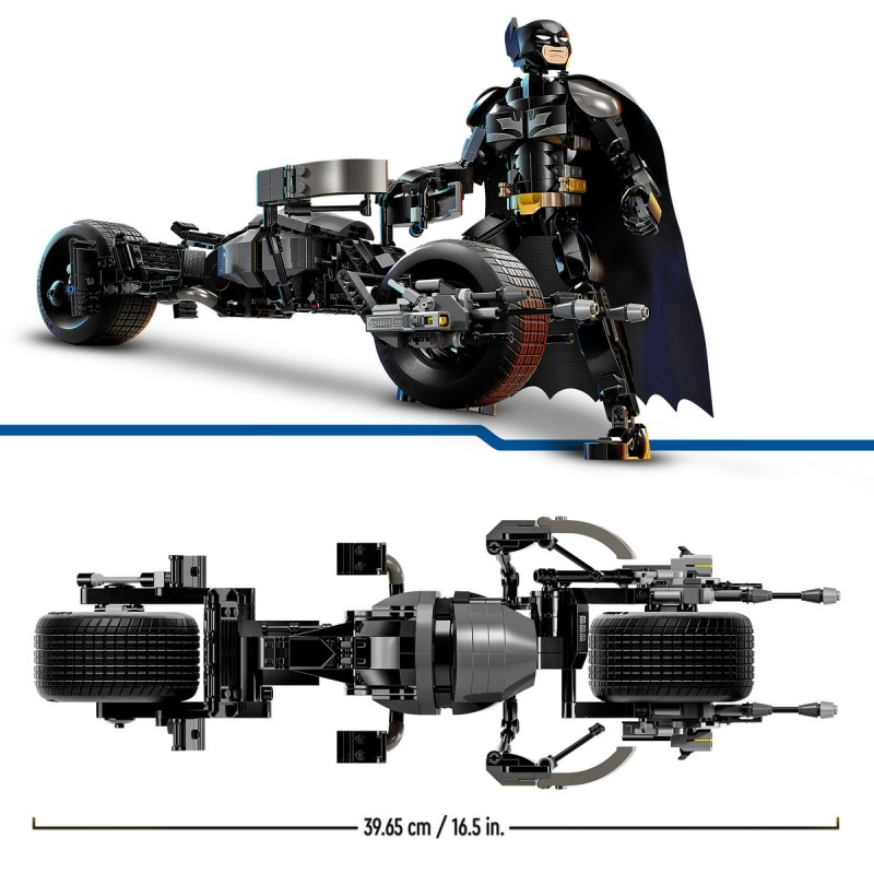 Figurina de constructie Batman™ si motocicleta Bat-Pod LEGO DC Super Heroes 76273