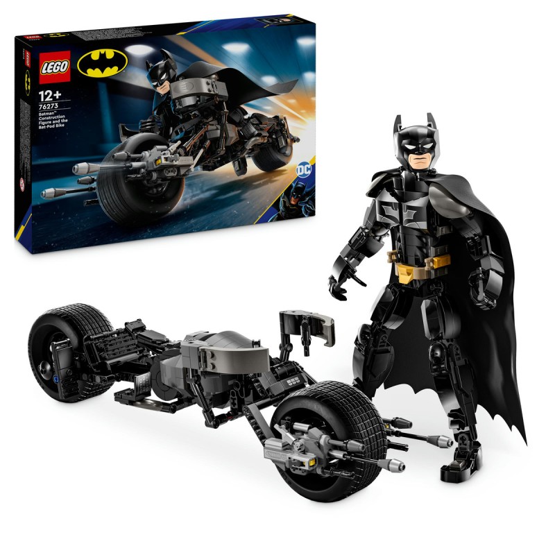 Figurina de constructie Batman™ si motocicleta Bat-Pod LEGO DC Super Heroes 76273