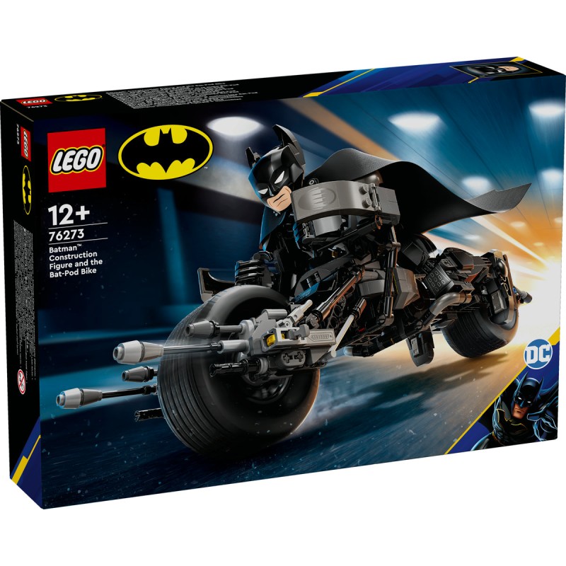 Figurina de constructie Batman™ si motocicleta Bat-Pod LEGO DC Super Heroes 76273