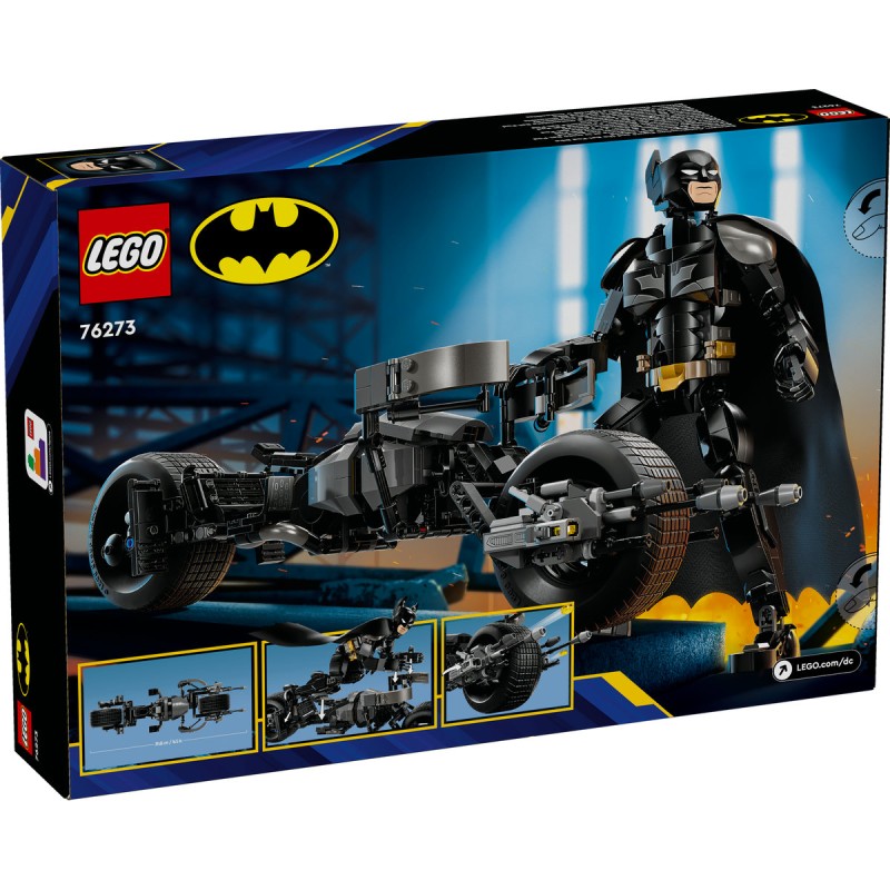 Figurina de constructie Batman™ si motocicleta Bat-Pod LEGO DC Super Heroes 76273