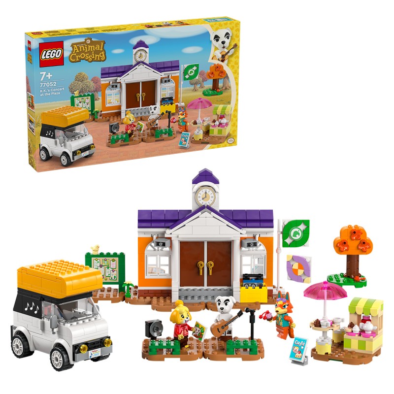 Concertul lui K.K. la Plaza LEGO Animal Crossing 77052