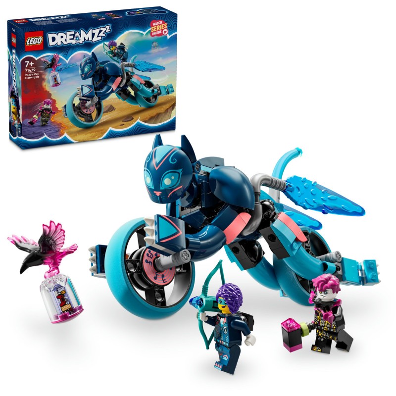 Motocicleta-pisica a lui Zoey 71479 LEGO DREAMZzz