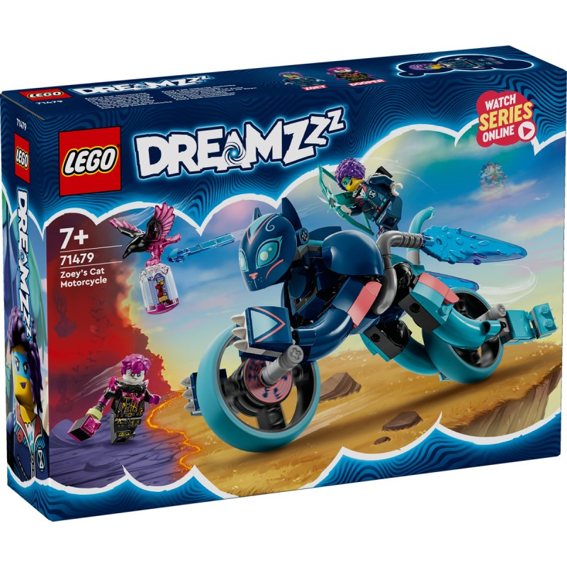 Motocicleta-pisica a lui Zoey 71479 LEGO DREAMZzz