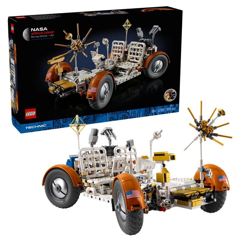 Roverul selenar din misiunile NASA Apollo LEGO Technic 42182