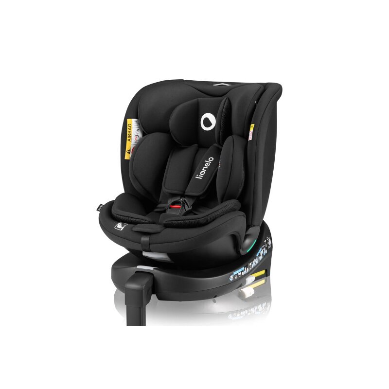 Scaun auto Lionelo i-Size Navy 0-36 Kg 40-150 cm Cu isofix si picior de fixare Negru