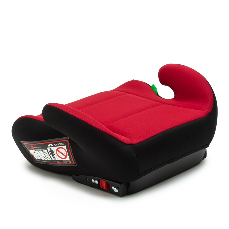 Inaltator auto Juju Jazzy Booster i-Size ISOFIX Negru-Rosu