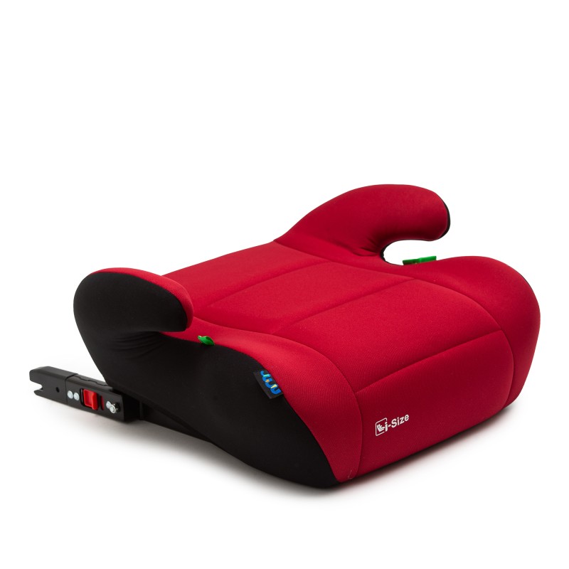 Inaltator auto Juju Jazzy Booster i-Size ISOFIX Negru-Rosu