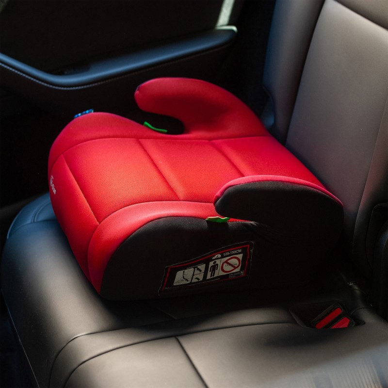 Inaltator auto Juju Jazzy Booster i-Size Negru-Rosu