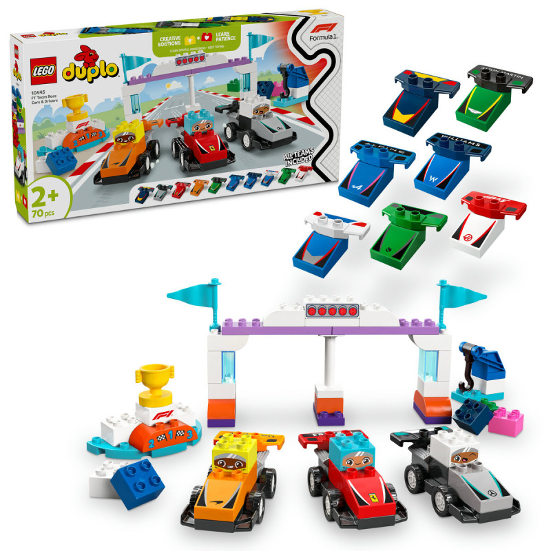 Echipa F1: Masini si piloti de curse 10445 LEGO DUPLO