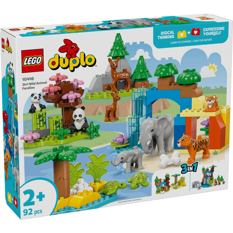 Familii de animale salbatice 3 în 1 10446 LEGO DUPLO