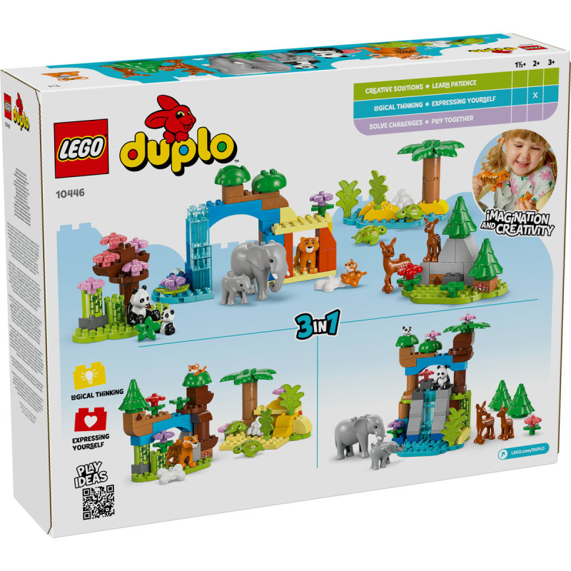 Familii de animale salbatice 3 în 1 10446 LEGO DUPLO
