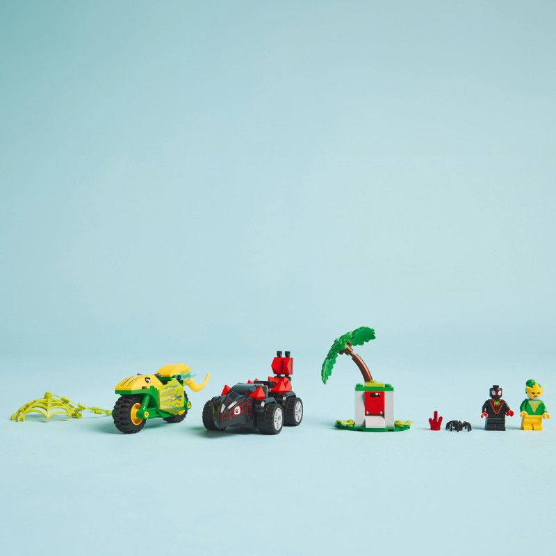 Spin si Electro în dino-vehicule 11198 LEGO Marvel Super Heroes
